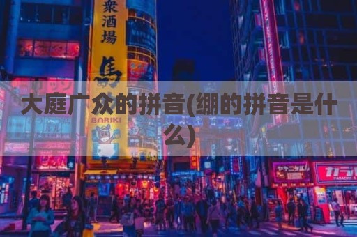 大庭广众的拼音(绷的拼音是什么)