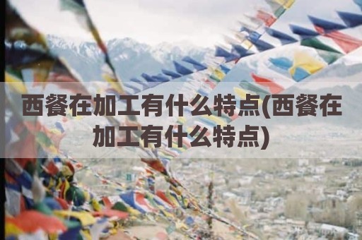 西餐在加工有什么特点(西餐在加工有什么特点)