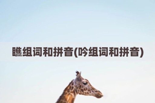 瞧组词和拼音(吟组词和拼音)