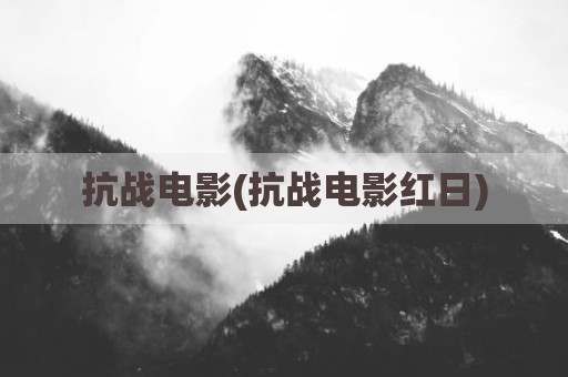 抗战电影(抗战电影红日)