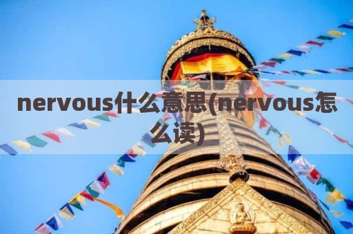 nervous什么意思(nervous怎么读)