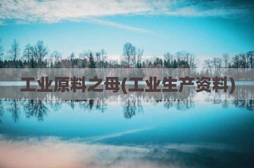 工业原料之母(工业生产资料)