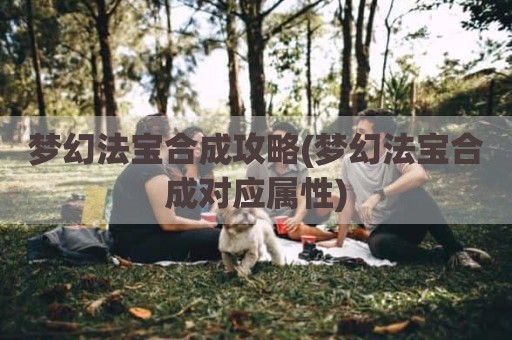 梦幻法宝合成攻略(梦幻法宝合成对应属性)
