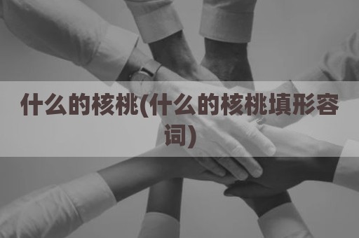 什么的核桃(什么的核桃填形容词)