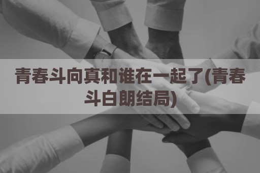 青春斗向真和谁在一起了(青春斗白朗结局)
