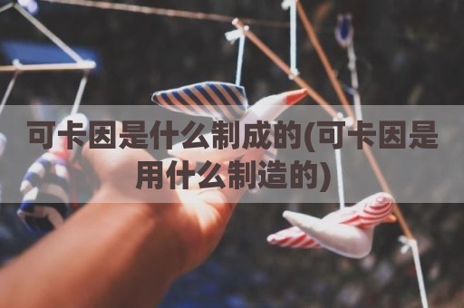 可卡因是什么制成的(可卡因是用什么制造的)