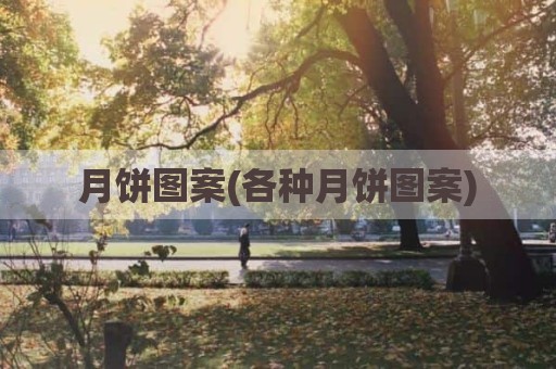 月饼图案(各种月饼图案)