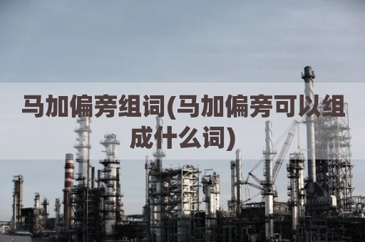 马加偏旁组词(马加偏旁可以组成什么词)