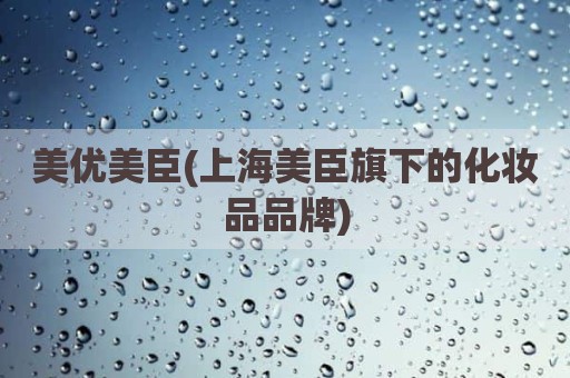 美优美臣(上海美臣旗下的化妆品品牌)