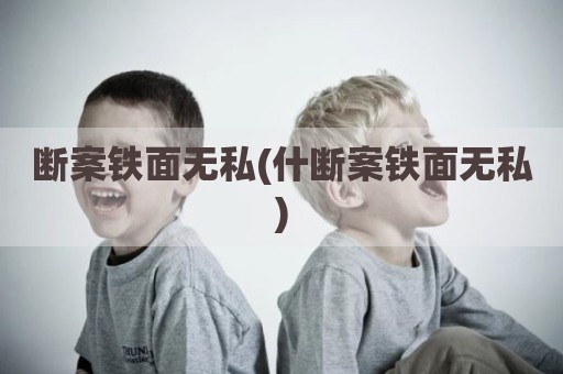 断案铁面无私(什断案铁面无私)
