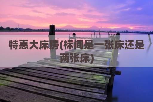 特惠大床房(标间是一张床还是两张床)