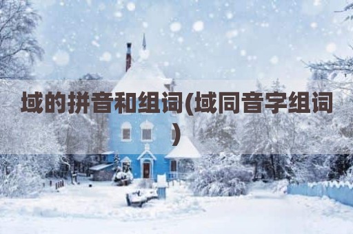 域的拼音和组词(域同音字组词)