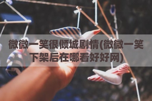 微微一笑很倾城剧情(微微一笑下架后在哪看好好网)