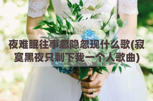 夜难眠往事忽隐忽现什么歌(寂寞黑夜只剩下我一个人歌曲)