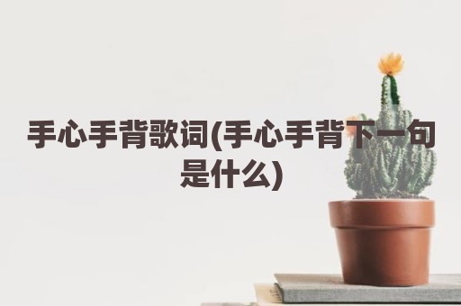 手心手背歌词(手心手背下一句是什么)