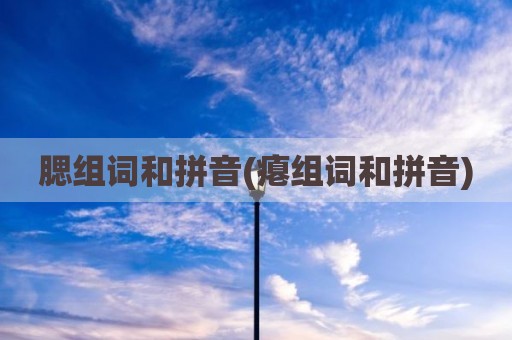 腮组词和拼音(瘪组词和拼音)