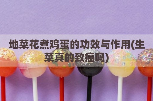 地菜花煮鸡蛋的功效与作用(生菜真的致癌吗)