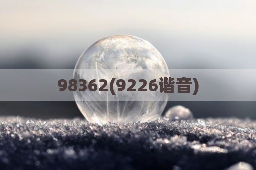 98362(9226谐音)
