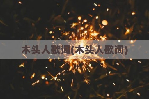 木头人歌词(木头人歌词)