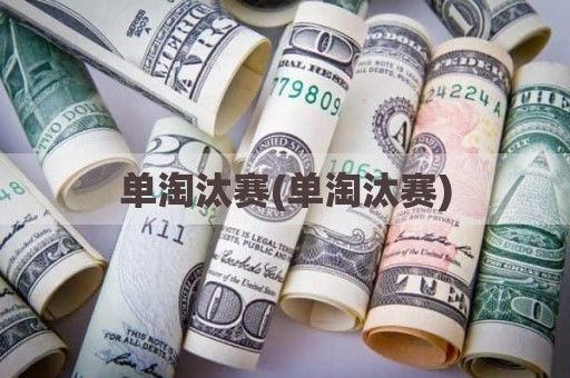 单淘汰赛(单淘汰赛)