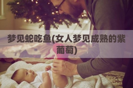 梦见蛇吃鱼(女人梦见成熟的紫葡萄)
