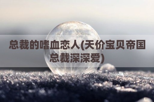 总裁的嗜血恋人(天价宝贝帝国总裁深深爱)