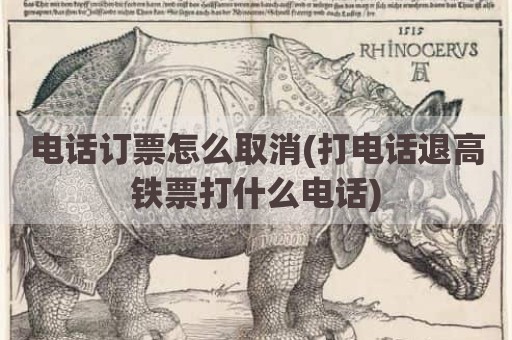 电话订票怎么取消(打电话退高铁票打什么电话)