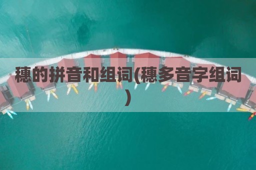 穗的拼音和组词(穗多音字组词)