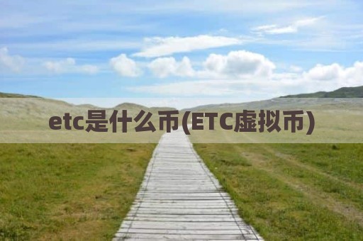 etc是什么币(ETC虚拟币)