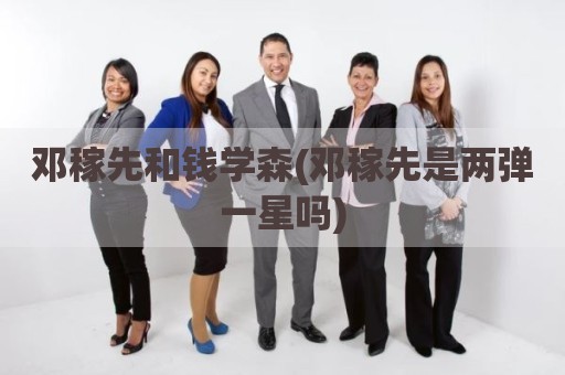 邓稼先和钱学森(邓稼先是两弹一星吗)