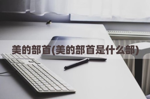 美的部首(美的部首是什么部)