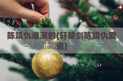陈靖仇谁演的(轩辕剑陈靖仇爱谁)