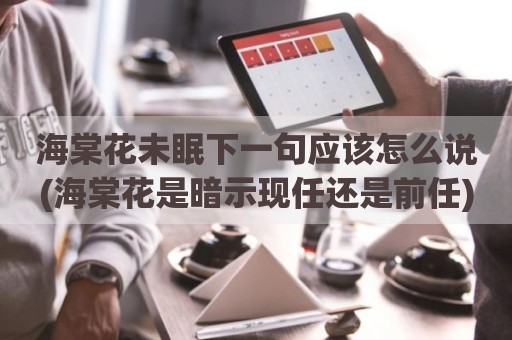 海棠花未眠下一句应该怎么说(海棠花是暗示现任还是前任)
