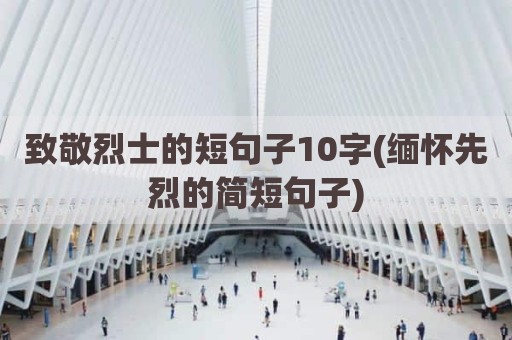 致敬烈士的短句子10字(缅怀先烈的简短句子)