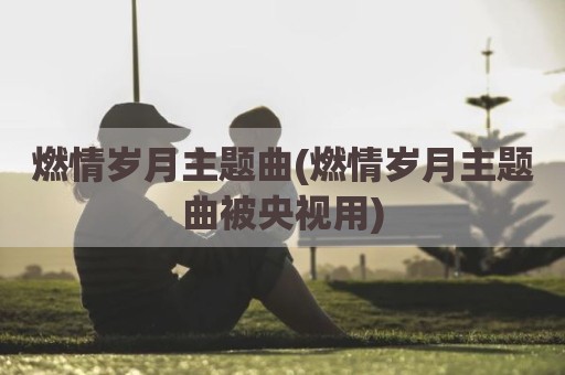 燃情岁月主题曲(燃情岁月主题曲被央视用)