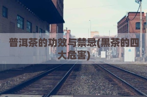 普洱茶的功效与禁忌(黑茶的四大危害)