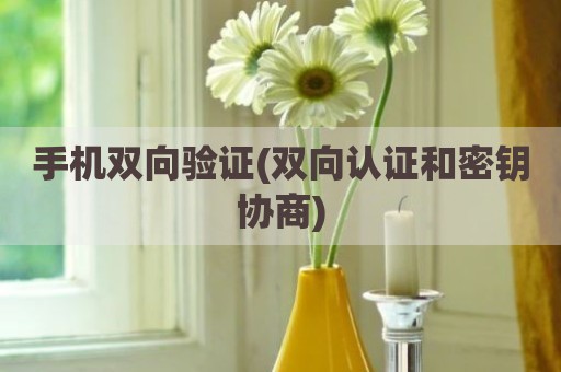 手机双向验证(双向认证和密钥协商)
