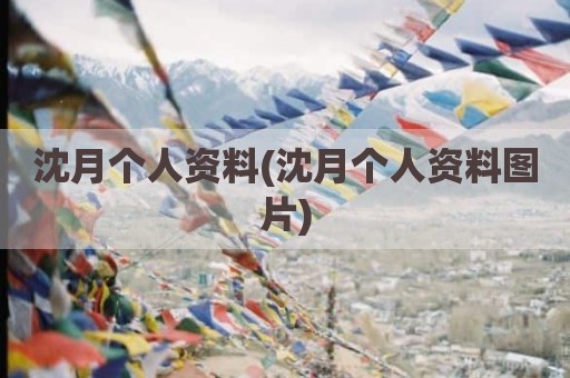 沈月个人资料(沈月个人资料图片)