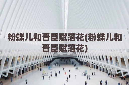 粉蝶儿和晋臣赋落花(粉蝶儿和晋臣赋落花)