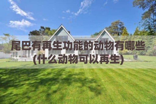 尾巴有再生功能的动物有哪些(什么动物可以再生)