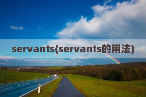 servants(servants的用法)