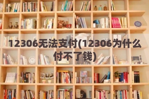 12306无法支付(12306为什么付不了钱)