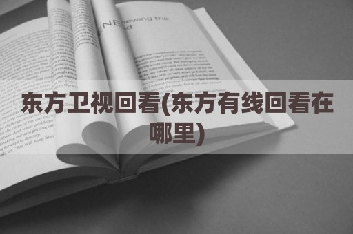 东方卫视回看(东方有线回看在哪里)
