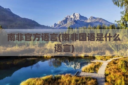 南非官方语言(南非国语是什么语言)