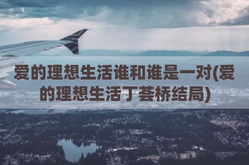 爱的理想生活谁和谁是一对(爱的理想生活丁荟桥结局)