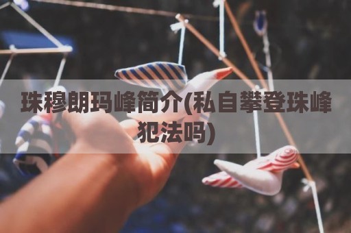 珠穆朗玛峰简介(私自攀登珠峰犯法吗)