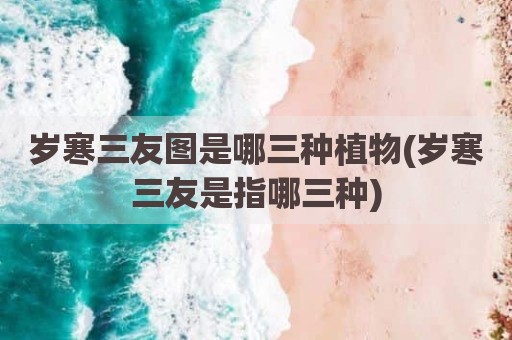 岁寒三友图是哪三种植物(岁寒三友是指哪三种)