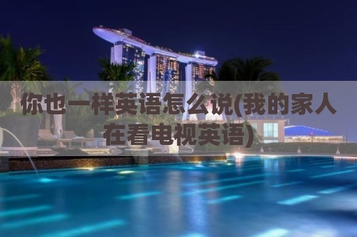 你也一样英语怎么说(我的家人在看电视英语)