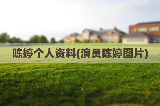 陈婷个人资料(演员陈婷图片)