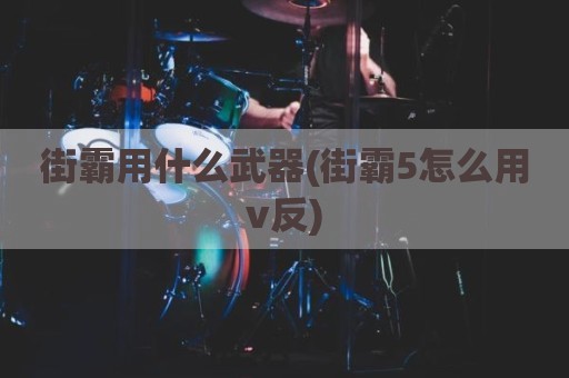 街霸用什么武器(街霸5怎么用v反)